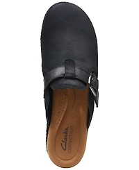 Clarks Women's Paizlee Nora Slip-On Buckled Platform Clogs