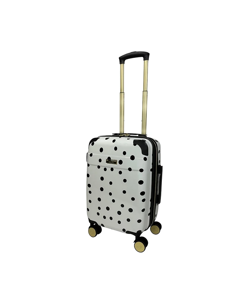 Jenni Chan Polka Dot 3-Piece Hardside Spinner Set