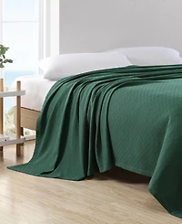 Nautica Ripple Cove Cotton Reversible Blanket, Twin