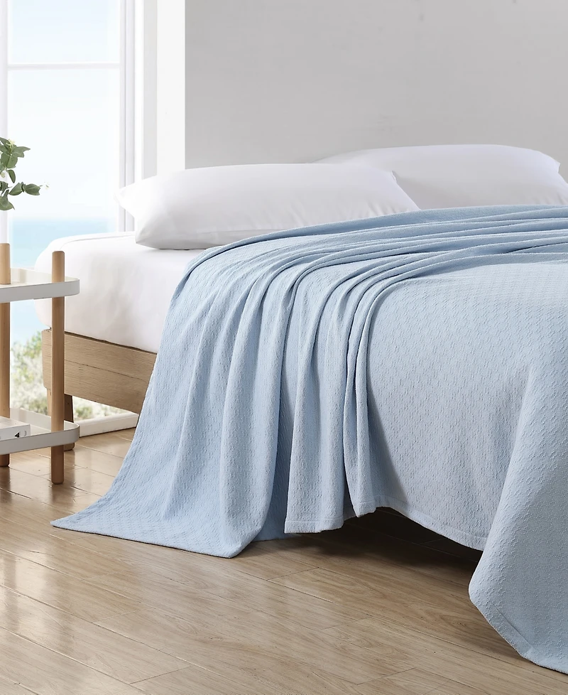 Nautica Ripple Cove Cotton Reversible Blanket, King