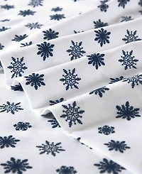 Nautica Printed Flannel 3-Pc. Sheet Set, Twin