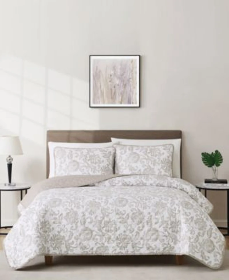 Cannon Sylvana Jacobean Floral Quilt Sets