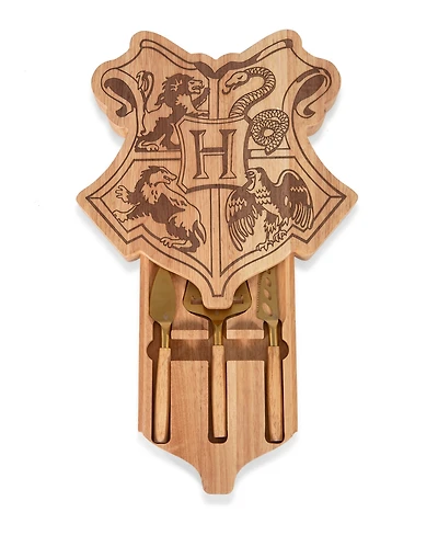 Harry Potter Hogwarts Crest Charcuterie Board with Tools