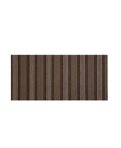Nautica Polyvinyl Chloride Loop Utility Indoor or Outdoor Striped Mat