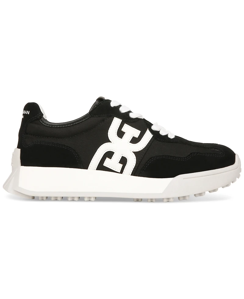 Sam Edelman Women's Langley Emblem Lace-Up Trainer Sneakers
