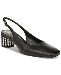 Sam Edelman Women's Terra Gem Slingback Snip-Toe Pumps
