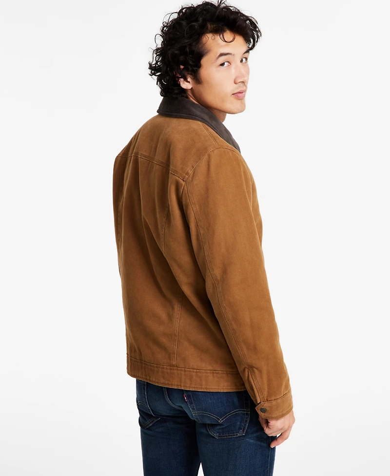 Levi's Men's Cotton Canvas Zip-Front Utility Jacket