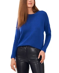 Vince Camuto Women's Cozy Crewneck Long-Sleeve Extend-Shoulder Sweater