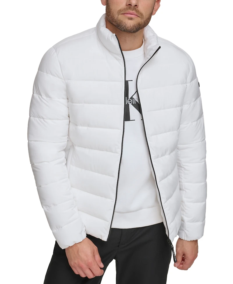 Calvin Klein Men's Quilted Infinite Stretch Water-Resistant Puffer Jacket