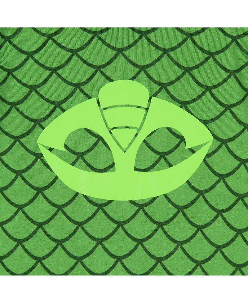 Pj Masks Toddler Boys Catboy And Gekko Character Sleep 2-Piece Tight Fit Pajama Set