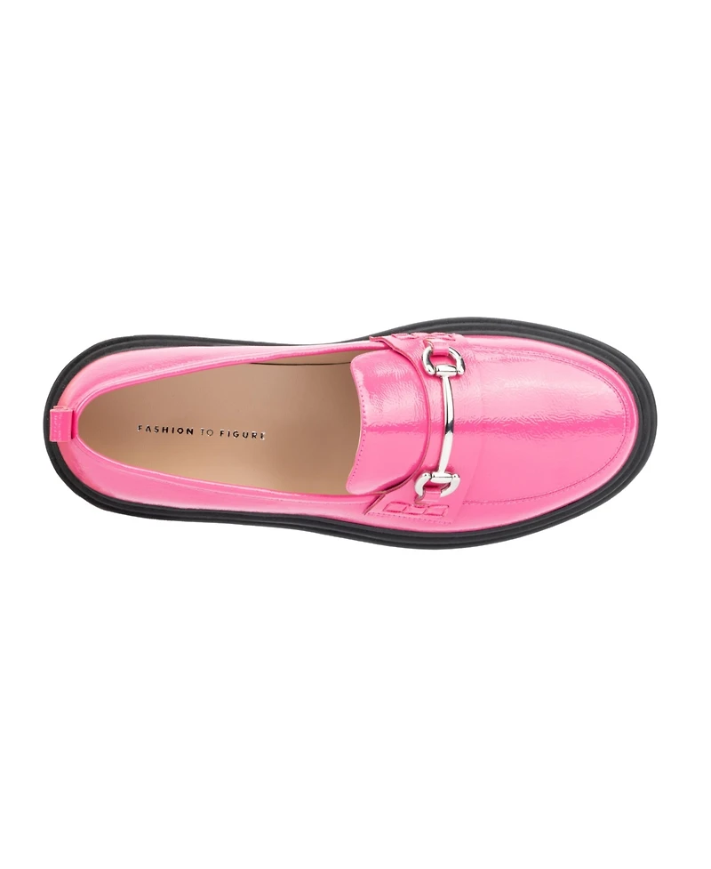 Fashion To Figure Women's Indigo Loafer - Wide Width