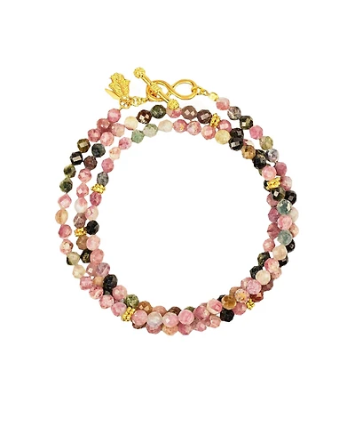 Karma and Luck Infinite Aspiration Tourmaline Wrap Bracelet