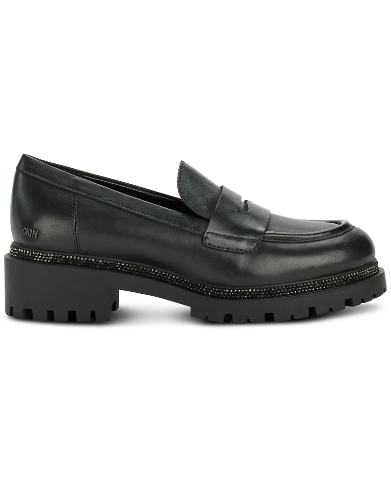 Dkny Women's Rudy Slip-On Penny Loafer Flats