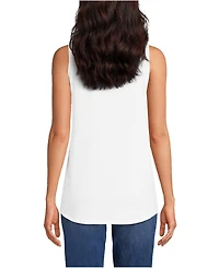 Lands' End Women's Supima Cotton Tunic Tank Top