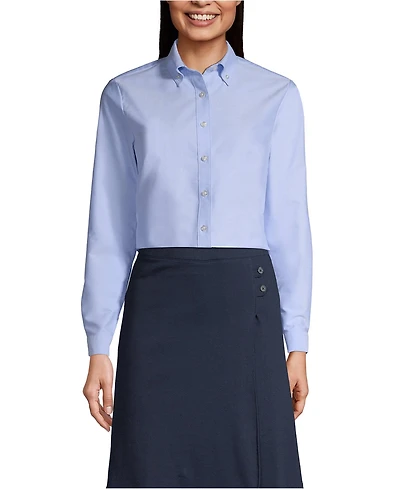 Lands' End Tall Long Sleeve Oxford Dress Shirt