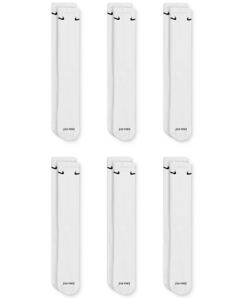 Nike Unisex Everyday Plus Cushioned Training Crew Socks (6 Pairs)