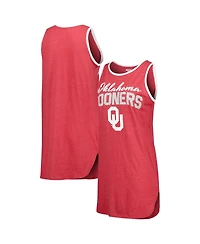 Women's Concepts Sport Crimson Oklahoma Sooners Tank Nightshirt