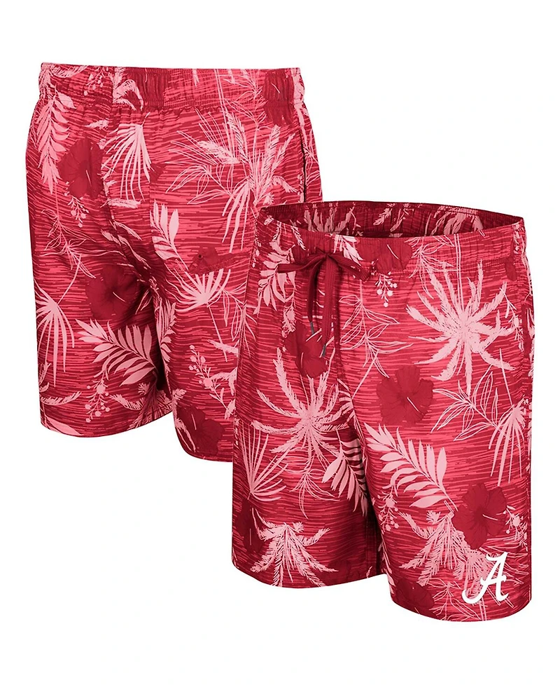 Men's Colosseum Crimson Alabama Tide What Else is New Swim Shorts