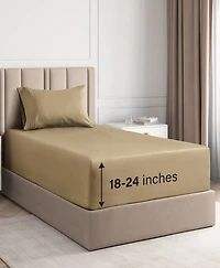 Piece Extra Deep Pocket Microfiber Sheet Set