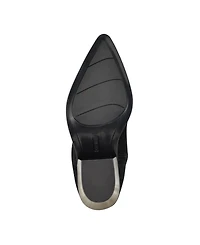 Nine West Women's Smash Stacked Block Heel Cowboy Boots