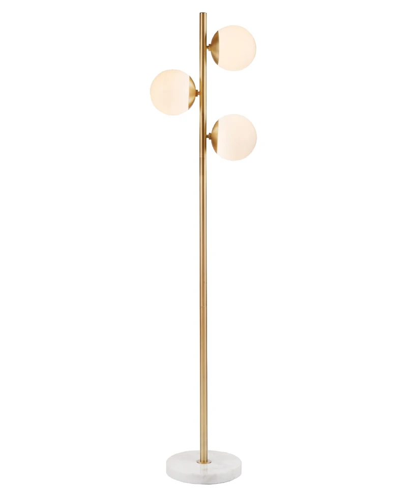 Ink+Ivy Holloway 3-Globe Light Floor Lamp with Marble Base