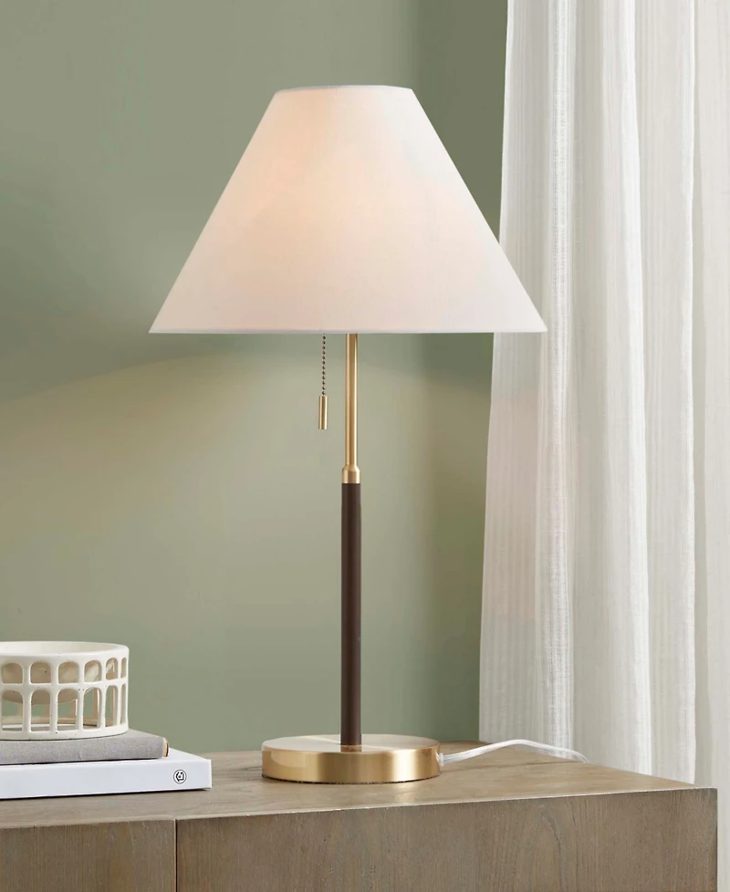Ink+Ivy Bromley Two Tone Pull-chain Table Lamp