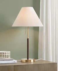 Ink+Ivy Bromley Two Tone Pull-chain Table Lamp
