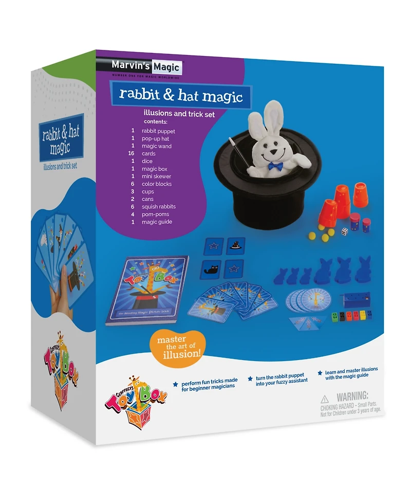 Closeout! Geoffrey's Toy 43 Pieces Box Rabbit and Hat Magic Illusions and Trick, Created for Macy's