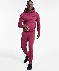 Puma Mens Embroidered Logo Fleece Hoodie Joggers