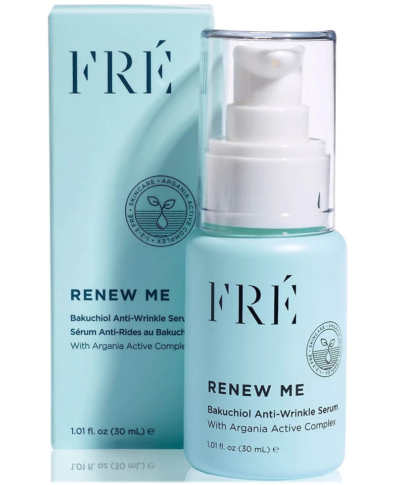 FRE Renew Me Bakuchiol Anti-Wrinkle Serum, 1oz.