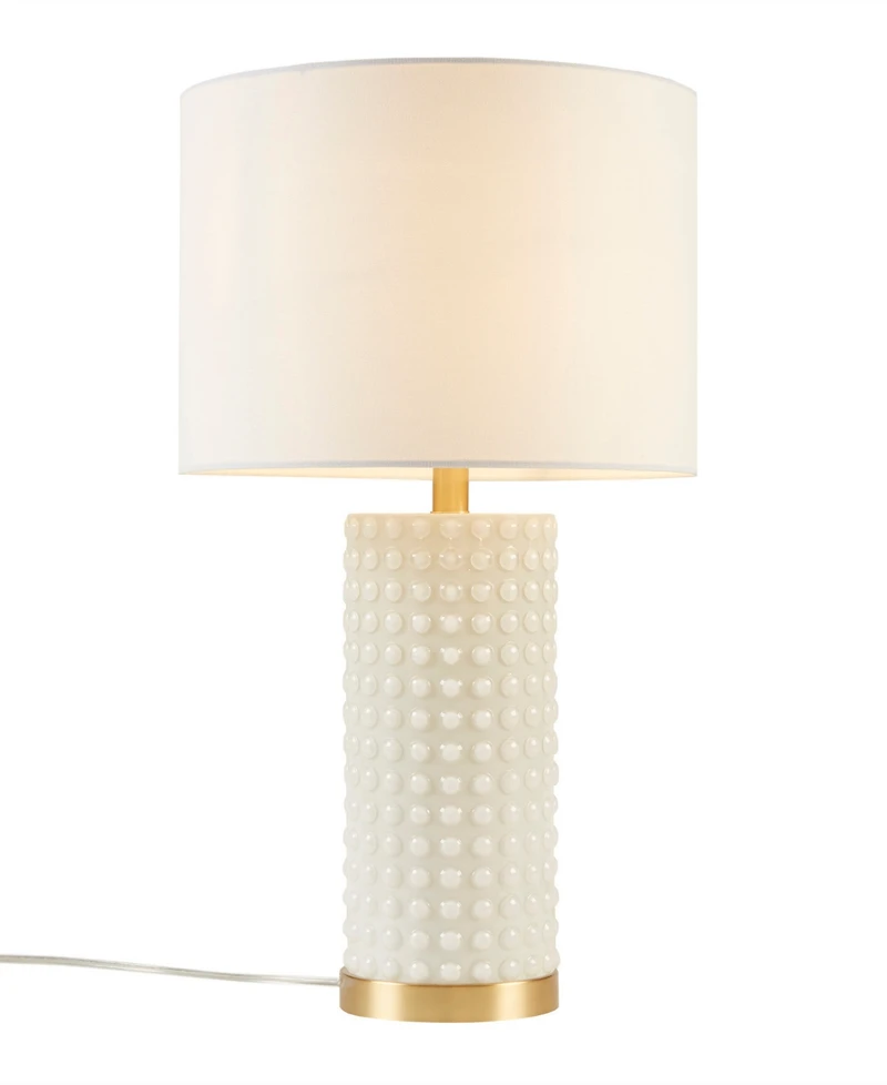 Ink+Ivy Grace Ivy Textured Dot Table Lamp