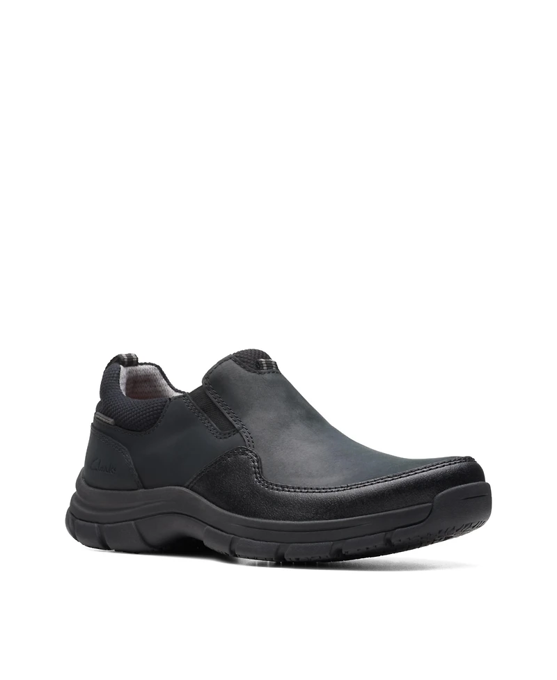 Clarks Men's Collection Walpath Step Leather Slip On Shoes