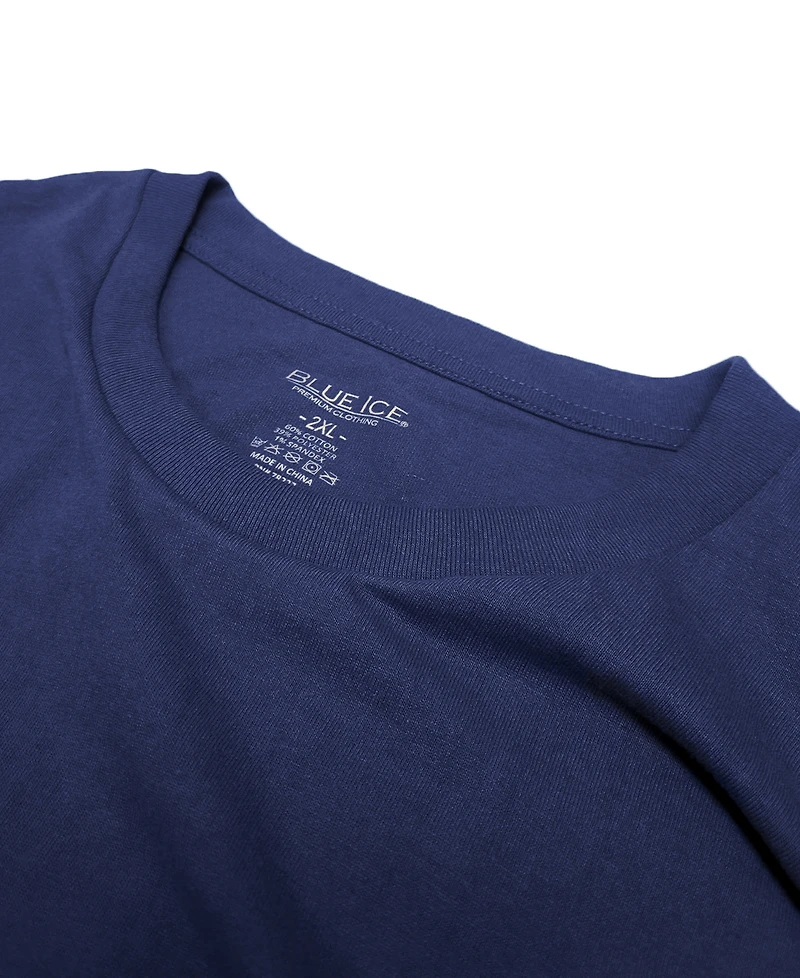 Blue Ice Men's Short Sleeve Crew Neck Classic T-shirt