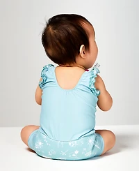 Splash About Baby Girls Happy Nappy Swimsuit with Swim Diaper