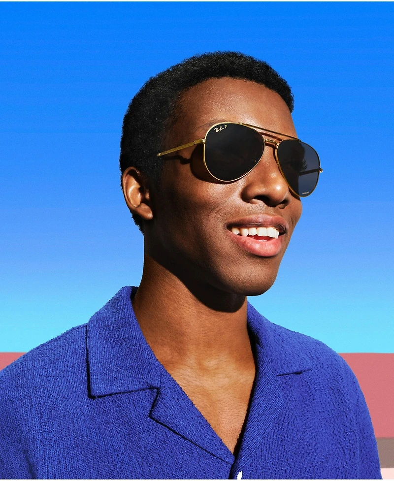 Ray-Ban Unisex Polarized Sunglasses, RB3625 New Aviator