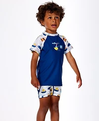 Splash About Toddler Boys Tug Boats Short Sleeved Rash Top