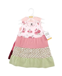 Hudson Baby Toddler Girls Cotton Dresses, Be Mine Valentine 2pck