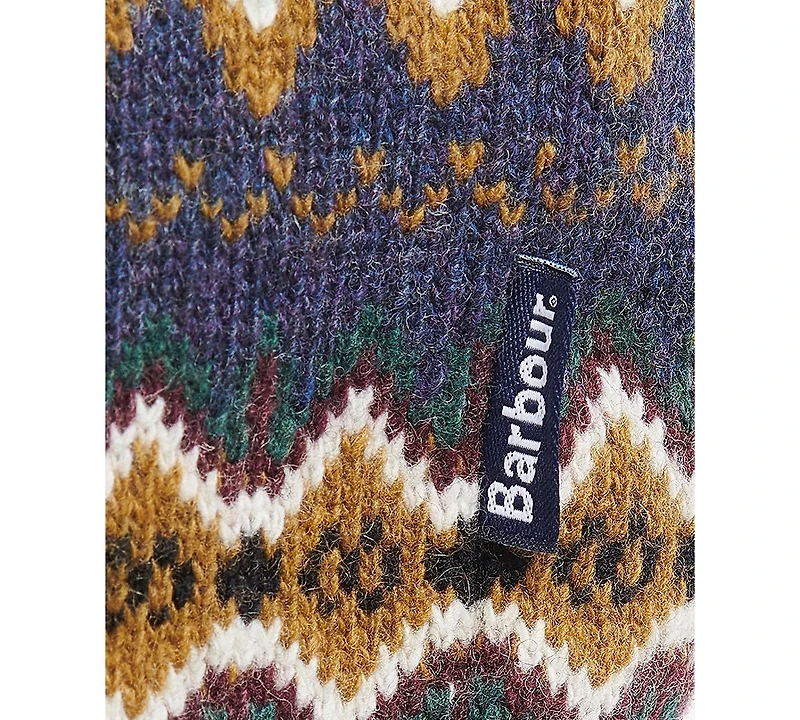 Barbour Men's Case Fair Isle Crewneck Sweater
