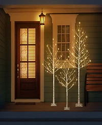 Puleo 6' Pre-Lit Artificial Twig Tree