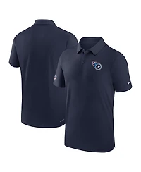 Men's Nike Navy Tennessee Titans Sideline Coaches Performance Polo Shirt