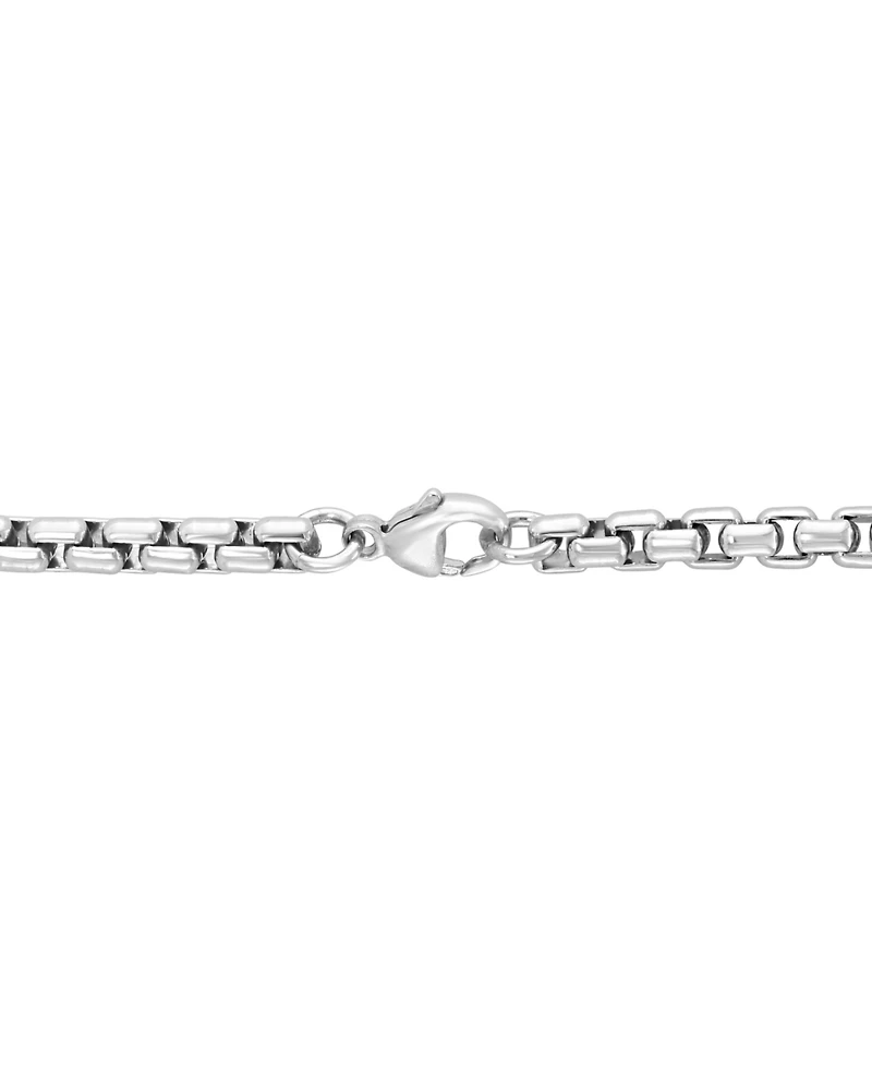 Effy Men's Onyx & Black Spinel (1-1/5 ct. t.w.) Lion Dog Tag 22" Pendant Necklace in Sterling Silver & 14k Gold-Plate