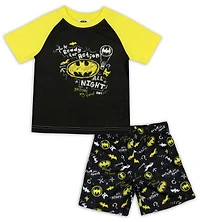 Dc Comics Toddler Boys Batman Pajamas Ready For Action 2 Piece Pajama Set
