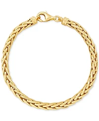 Lightweight Spiga Link Bracelet in 14k Gold