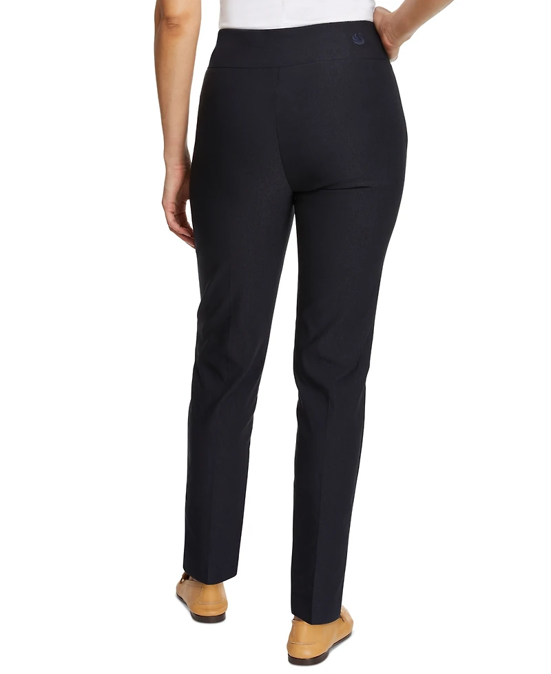 Gloria Vanderbilt Women's Tummy-Control Pull-On Slim Trousers