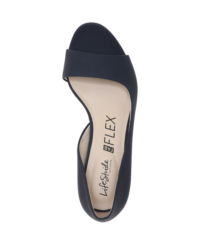 LifeStride Women's Mantra Peep Toe d'Orsay Dress Pumps