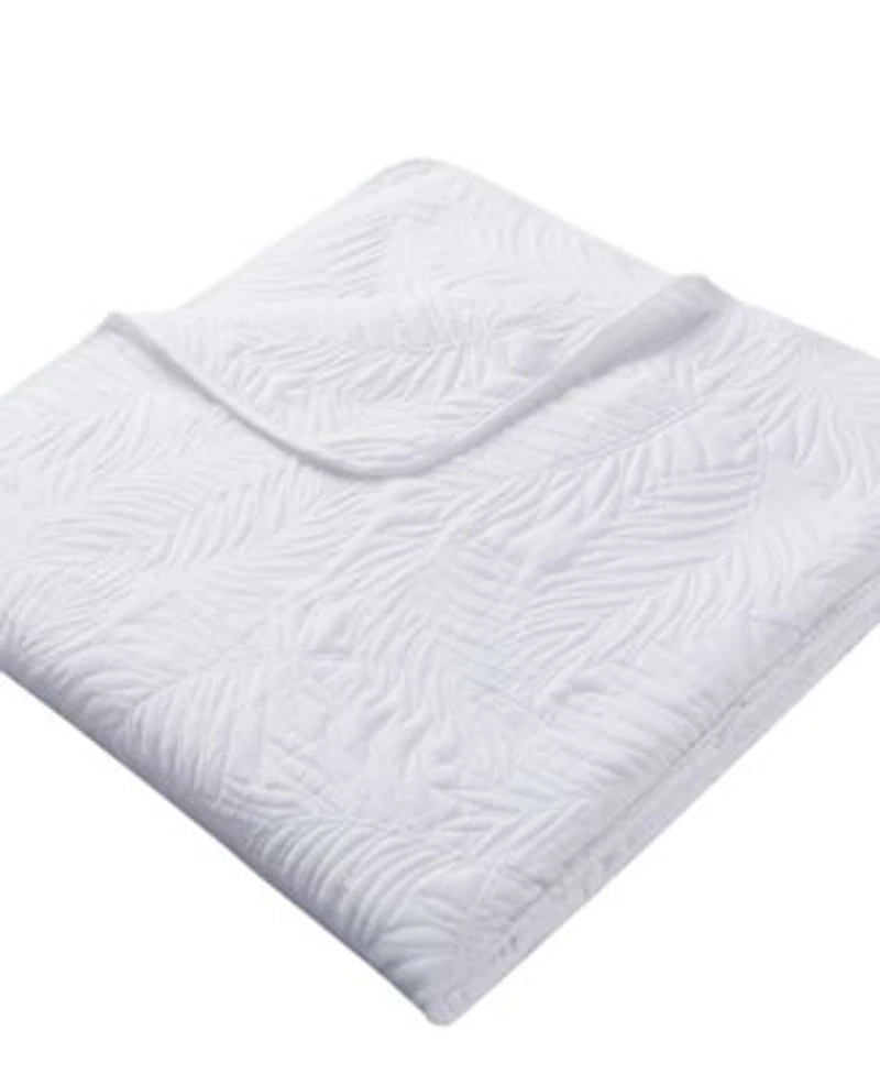 Videri Home Coastal Palm Embroidered Quilt Sets