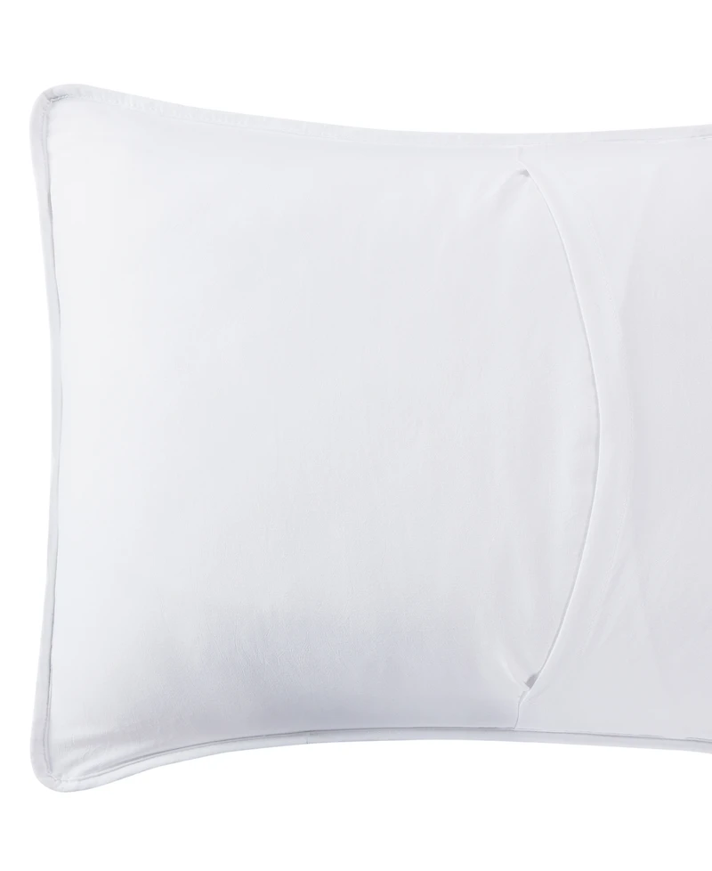 Closeout! Videri Home Coastal Palm Embroidered 3-Piece Quilt Set, King