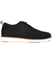 Vance Co. Men's Novak Wide Width Tru Comfort Foam Knit Lace-Up Round Toe Dress Shoes
