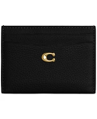 Coach Essential Polished Pebble Leather Card Case