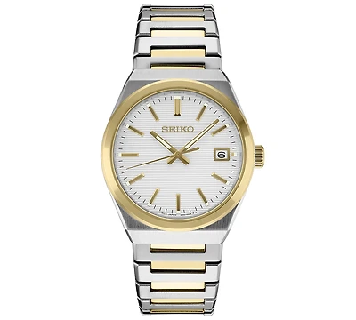 Seiko Men's Essentials Two-Tone Stainless Steel Bracelet Watch 39mm